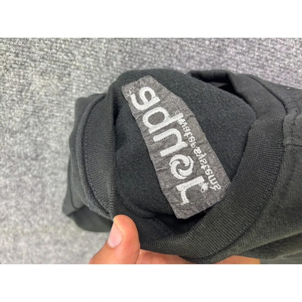 Carhartt Sweatshirt Mens XL Black Loose Fit Crewneck Aquor Water Systems K124‎
